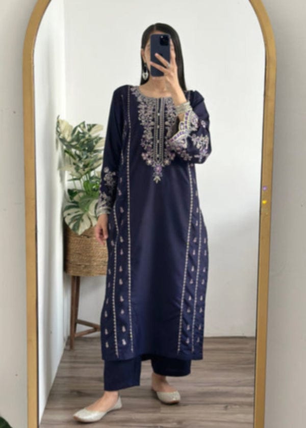 WARDA EMBROIDERED-2PCS Ready To Wear