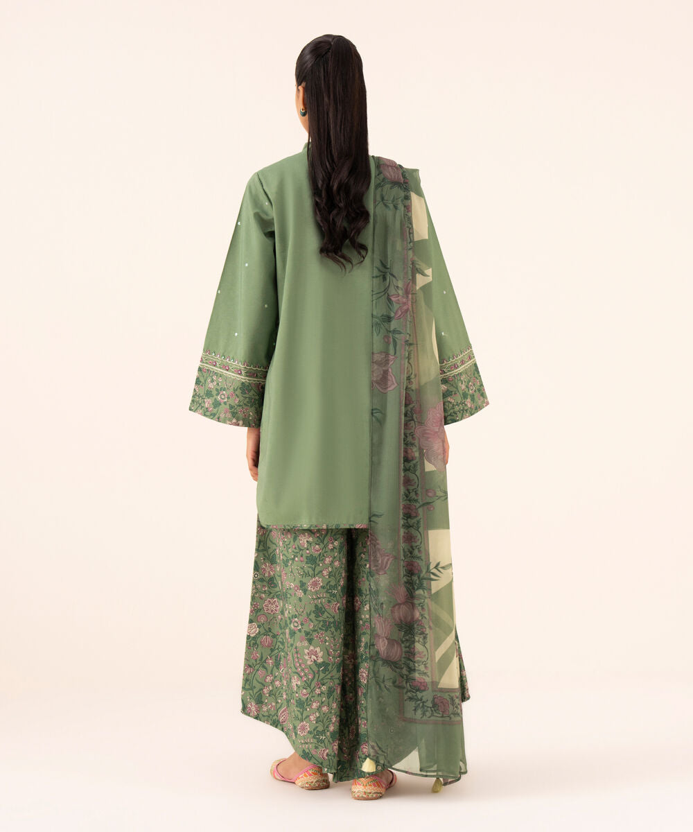 SAPPHIRE Unstitched 3 Piece - Embroidered Cotton Viscose Suit