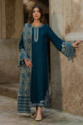 IZEL - 3PC Unstitched Lawn EMBROIDERED