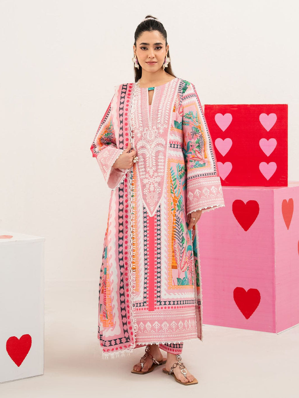 ANA-008 | 3PC Lawn Unstitched