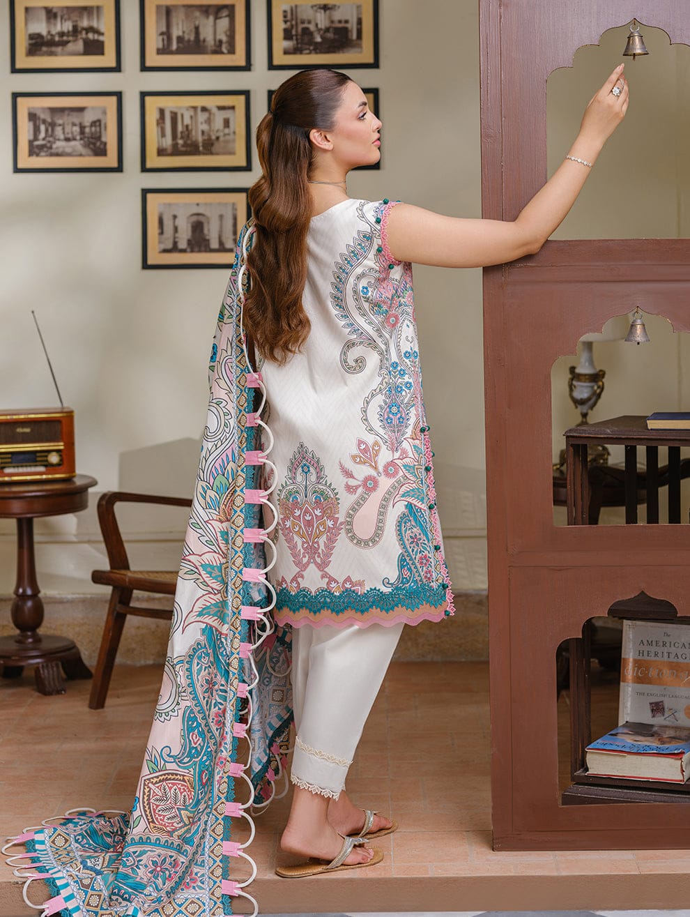 Unstitched URBANE LINEN PRINT