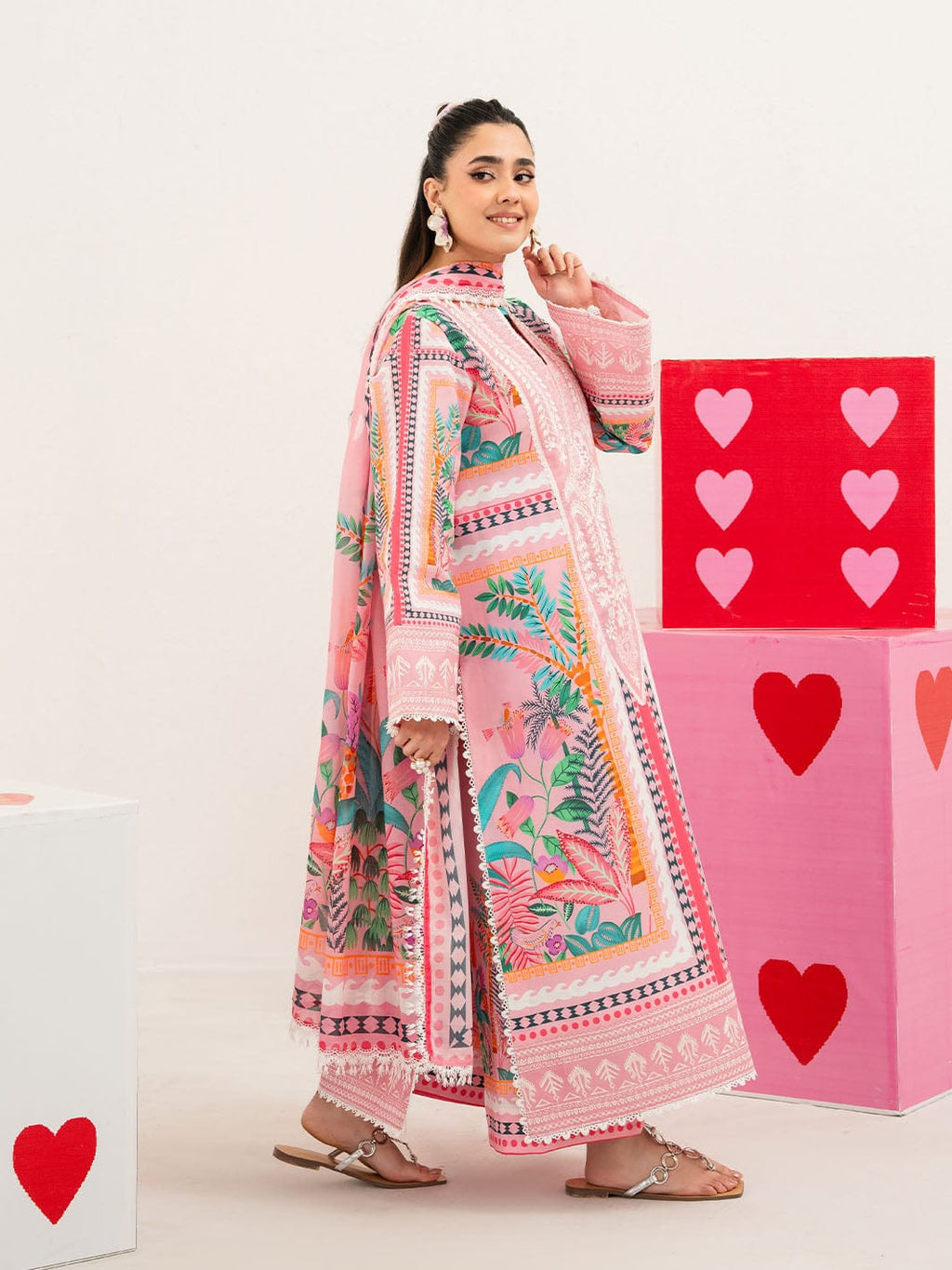 ANA-008 | 3PC Lawn Unstitched